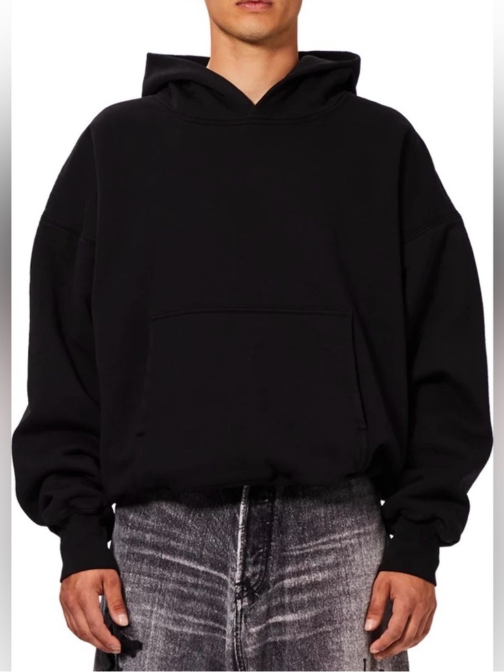 YEEZY x GAP Black Hoodie Sweatshirt